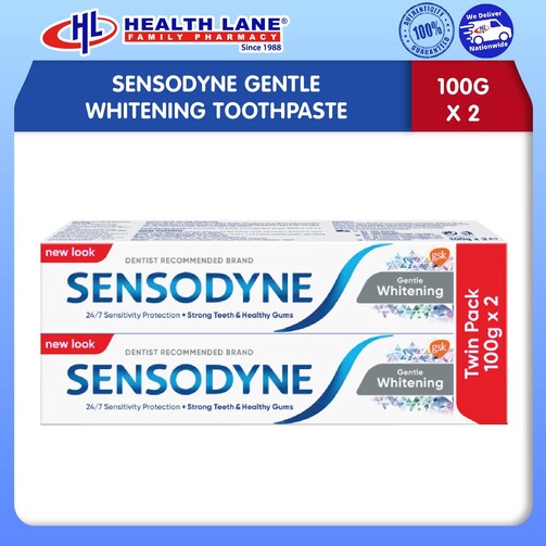 SENSODYNE GENTLE PEMUTIH UBAT GIGI (100Gx2)